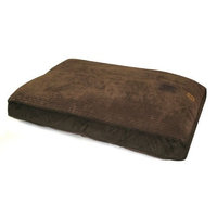 Precision Pet Snoozzy Wide Chenille Pillow Dog Bed MD Chocolate