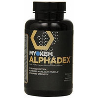 Myokem Alphadex, Anti-Estrogen/Testosterone Support to Eliminate the Soft Bloated Look Capsules, 56 Count