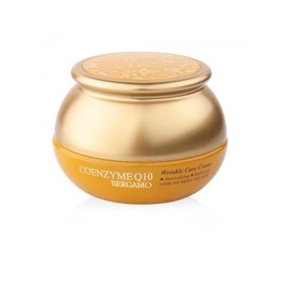 Bergamo Korean Natural Highly Refind Coenzyme Q10 Wrinkle Care Moisturizing Neutralizing Refreshing Filler Face Cream Restore Skin Elasticity For All Types Of Skin 50 g