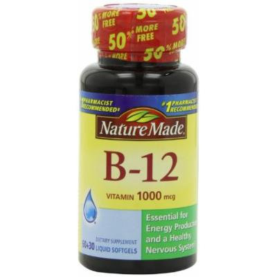 Nature Made Vitamin B-12 SoftGels, 1000 Mcg, 90 CT