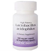 Eclectic Institute Lactobacillus Acidophilus - 60 Capsules - Acidophilus / Probiotics