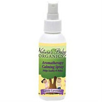 tures Baby Organics Aromotherapy Calming Spray - Lavender, 4 oz, Nature's Baby Organics