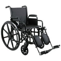 Medline MDS806650N 16 Inch Excel K3 Wheelchair Black