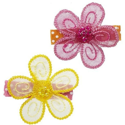 Gimme Clips Sunshine Day Flower Hair Clips