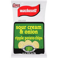 Generic Wachusett Ripple Sour Cream & Onion Flavored Potato Chips, 10 oz