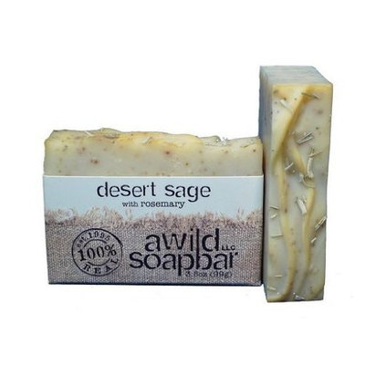 A Wild Soap Bar Organic Soap Bar, Desert Sage, 3.5 Ounce