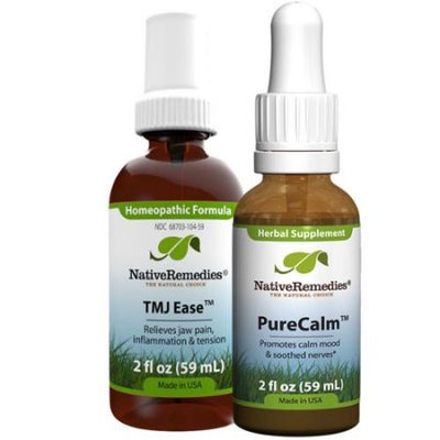 Native Remedies Native Remedies TMJ Relief Combopack - TMJ Ease + PureCalm