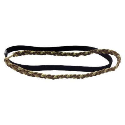 TONI&GUY Gold Braided and Black Elastic HairWraps - 2 Count