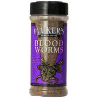 Flukers Fluker Labs SFK72005 Freeze-Dried Bloodworms Small Animal Food, .7-Ounce