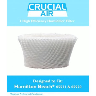 Crucial Air Hamilton Beach True Air 05920 Humidifier Filter Fits 05520 & 05521