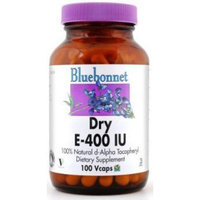 BlueBonnet Dry E-400 IU Vegetable Capsules, 100 Count