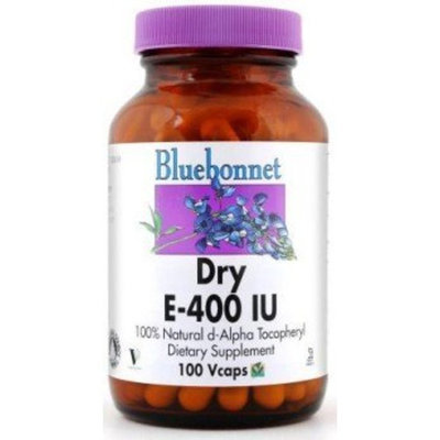 BlueBonnet Dry E-400 IU Vegetable Capsules, 100 Count