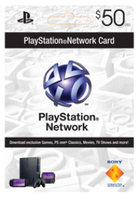 Sony Computer Entertainment $50 Playstation Network Card