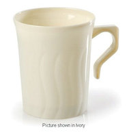 Fineline Settings 208-CL Flairware 8 oz Clear Coffee Mug