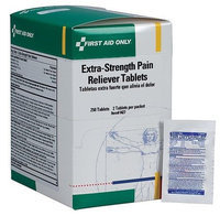 FIRST AID ONLY I427 Extra Strength Pain Reliever, PK250