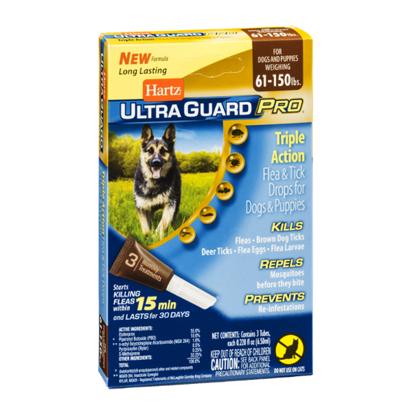 Hartz Ultra Guard Pro Triple Action Flea & Tick Drops for Dogs