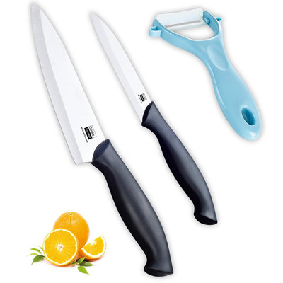Neway Int Housewares 3 Piece Ceramic Knife Chef Set