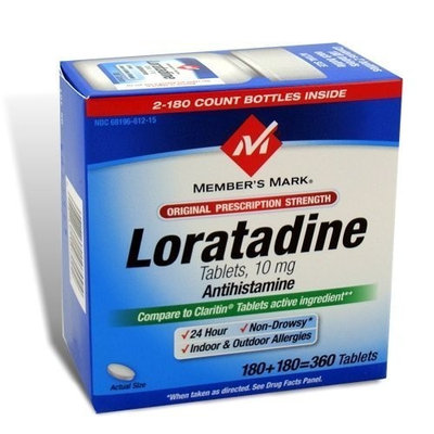 Members Mark Member's Mark Loratadine 10mg (Compare To Claritin), 360-Count