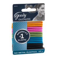 Goody Ouchless No Metal Elastics - 17 CT