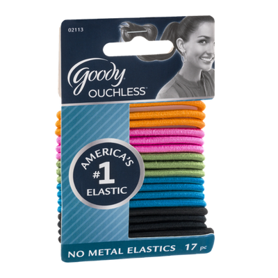 Goody Ouchless No Metal Elastics - 17 CT