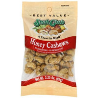 Snak Club Cashews, Honey, 3.25 Ounce (Pack of 6)