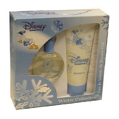 Donald Duck By Disney For Men. Gift Set ( Eau De Toilette Spray 1.7 Oz + Shower Gel 6.8 Oz).