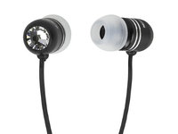 Monoprice 108322 Hi Fi Noise Isolating Stud Earphones Black HEC0FWZ8O-1612