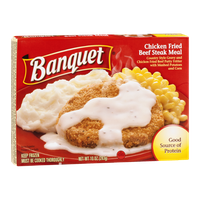 Banquet Chicken Fried Beef Steak Meal