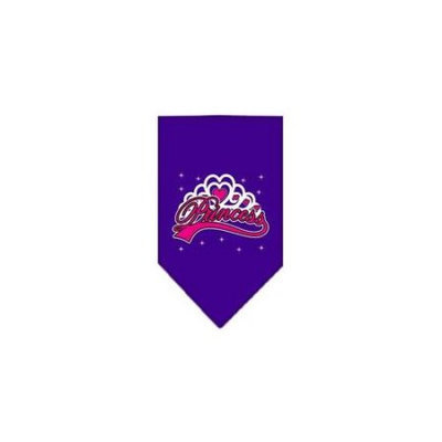 Ahi I'm a Princess Screen Print Bandana Purple Large