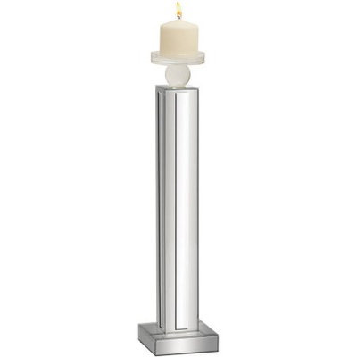 Uma Wood Mirror Candle Hldl 5w, 23h