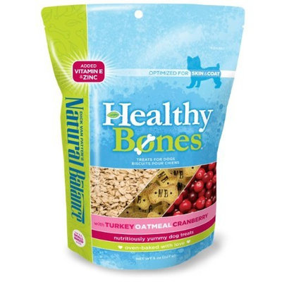 Natural Balance Healthy Bones® Turkey, Oatmeal & Cranberry Treats, 8 Oz Bag