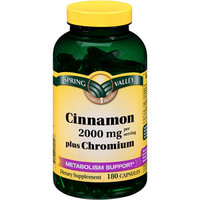 Spring Valley Cinnamon Plus Chromium Capsules 1000mg