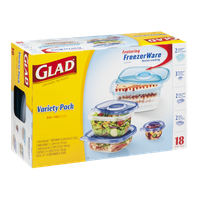 Glad Variety Pack Containers - 18 CT