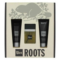 Roots Spirit by Coty Gift Set -- 1.7 oz Eau De Toilette Spray + 3.4 oz After Shave Balm + 3.4 oz Body Wash for Men