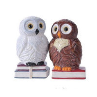 4.75 inches Book Owls Hedwig Magnetic Salt and Pepper Shaker Kitchen Set