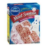 Pillsbury Moist Supreme Premium Cake Mix Strawberry