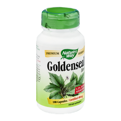 Nature's Way Goldenseal Herb 400mg Capsules - 100 CT