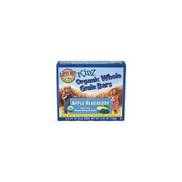 Earth's Best Kidz Organic Whole Grain Bars, Apple Blueberry, 4.4-Ounce Boxes (Pack of 12)