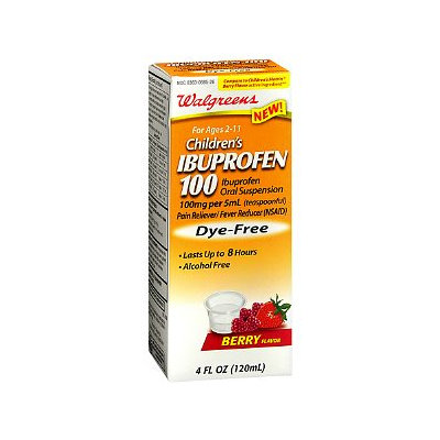 Walgreens Children's Ibuprofen 100 Oral Suspension Dye-Free