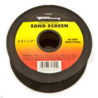 Forney 71725 Sand Screen 80 Grit 1-1/2-Inch-by-9-Foot Roll