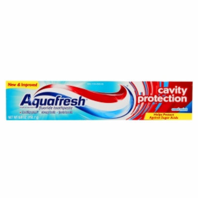 Aquafresh Cavity Protection Fluoride Toothpaste, Cool Mint, 5.6 oz