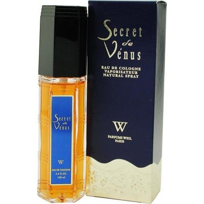 Secret De Venus By Weil Paris For Women. New Formula, Eau De Cologne Spray 3.4 Ounces