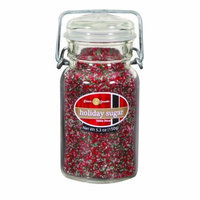 Dean Jacob's Dean Jacobs Holiday Sugar Mix-Glass Jar with Wire, 7.7-Ounce (Pack of 3)