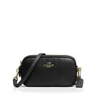 all handbags COACH Crossbody Pouch in Polished Pebble Leather