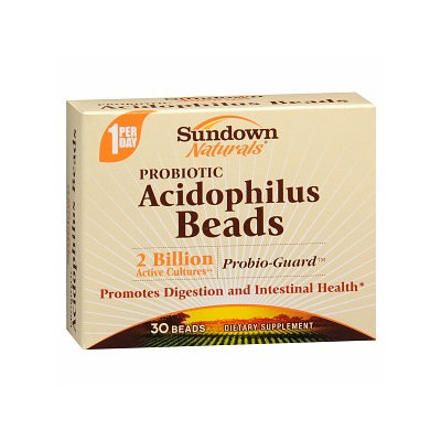 Sundown Naturals Probiotic Acidophilus Beads Dietary Supplement