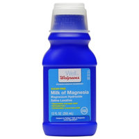 Walgreens Milk of Magnesia, Sugar Free, Regular, 12 fl oz