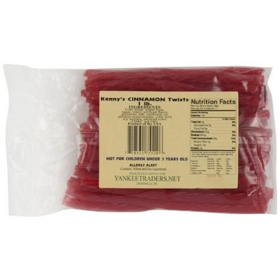 Kennys Licorice Twists, Cinnamon, 1 Pound