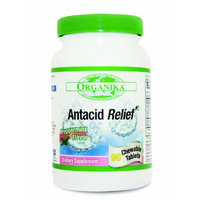 Organika Antacid Relief, Pepperminst Flavor, 90 Cehwable Tablets