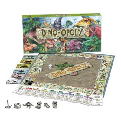Late for the Sky Productions Late for the Sky DINO-OPOLY Board Game