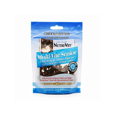 Nutri-Vet Multi-Vite Senior Cat Soft Chew Supplement